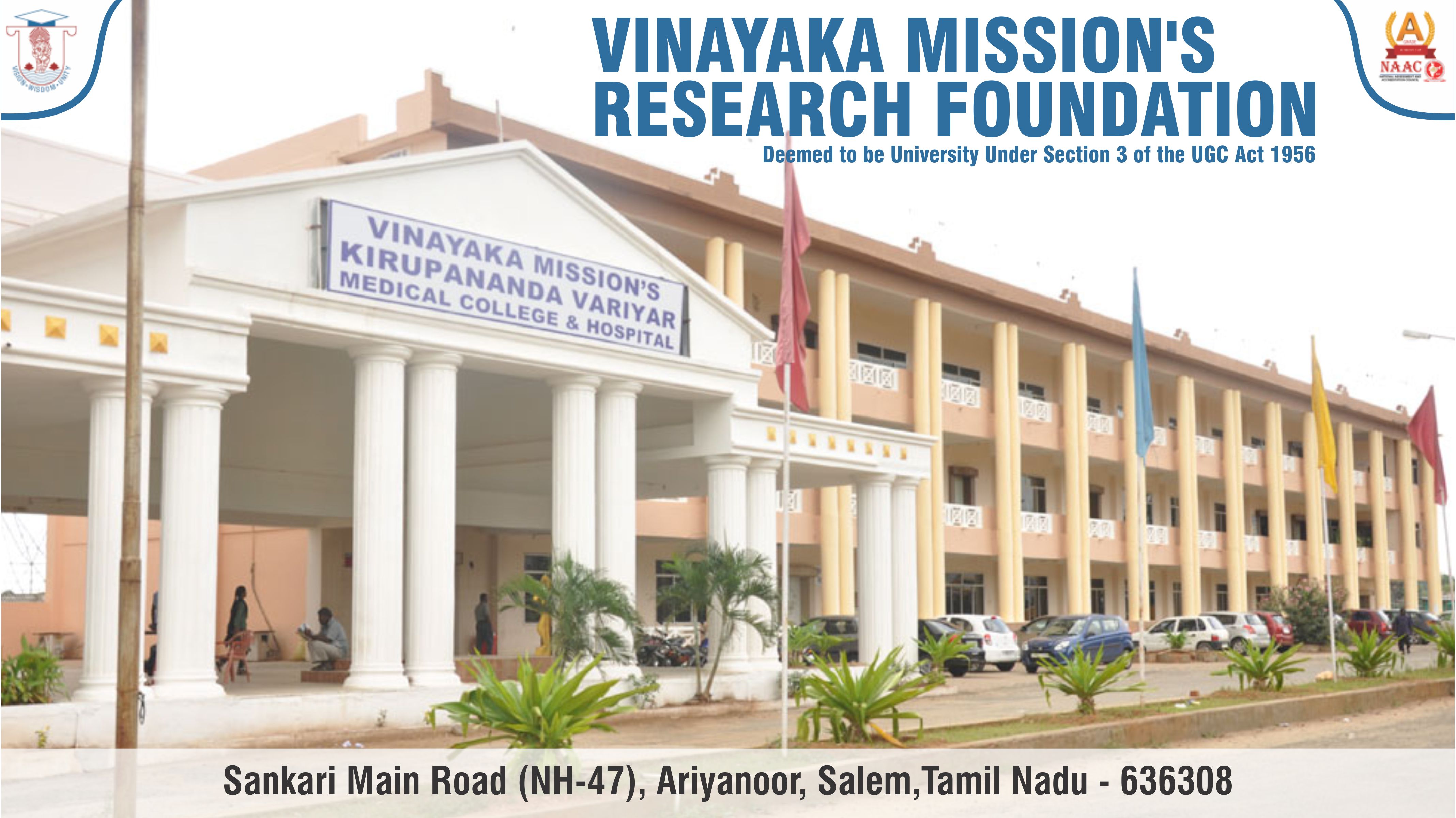 out side view of Vinayaka Missions Research Foundation